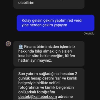 Kalitebet529.com'da Para İadesi Sorunu
