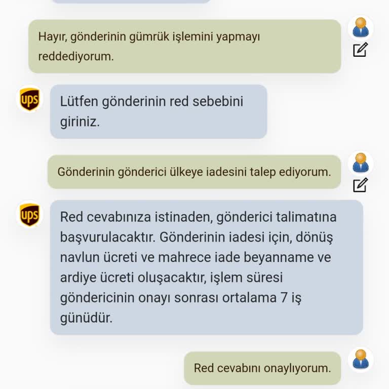 UPS İle Gelen Ürün Gümrükte Bekliyor