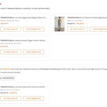 Trendyolmilla Eksik Ürün İadesi Yalanı