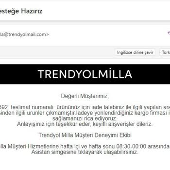 Trendyolmilla Eksik Ürün İadesi Yalanı