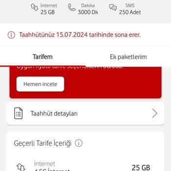 Vodafone Faturalı Tarifeye Fahiş Zam Yapıyor (%177 Zam)