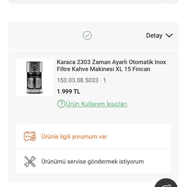 Karaca Züccaciye Karaca 2303zaman Ayarlı Filtre Kahve Makinesi