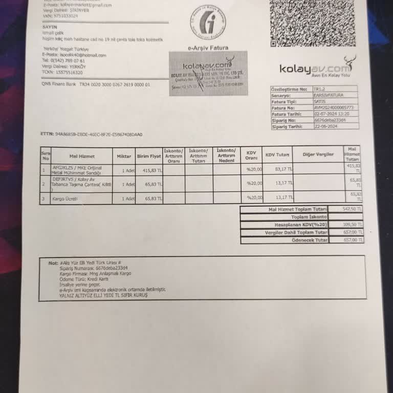 Kolay Av Kargo İade Ücretleri