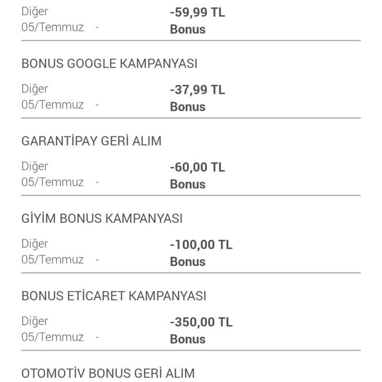 Garanti BBVA Kredi Kartı Bonus Yanıltmacası