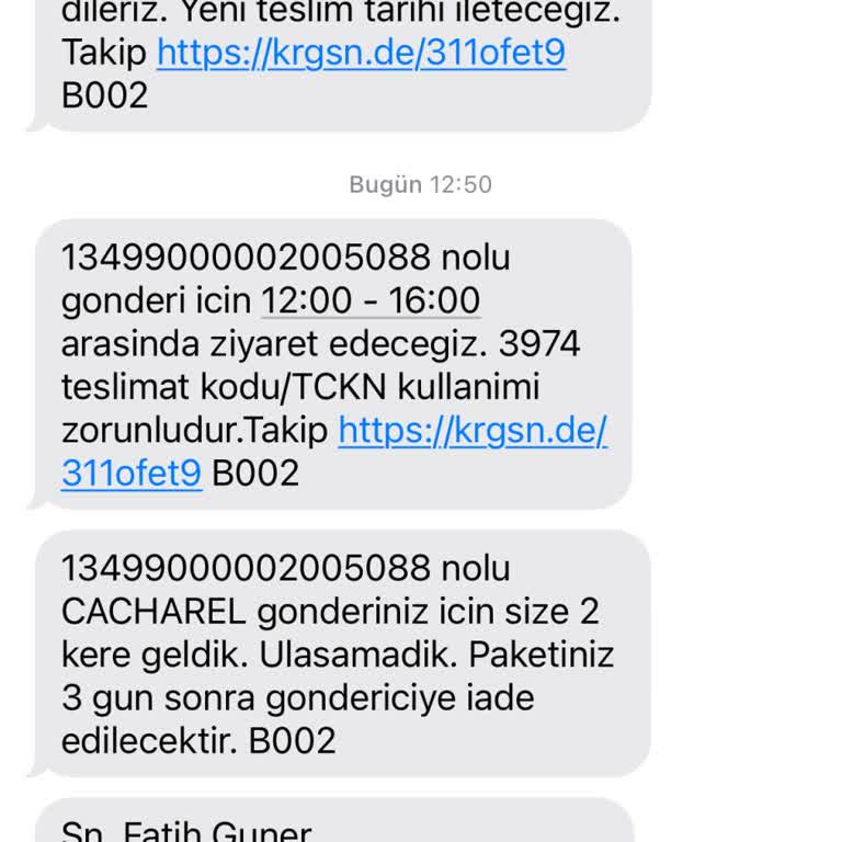 Kargomsende Adrese Gelmeden Ürünü Geri Gönderiyor