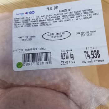 Carrefour SA Kokmuş Etleri Müşteriye Gönderiyor.