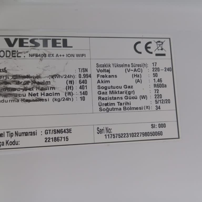 Vestel Buzdolabı Arızası Çözülmüyor