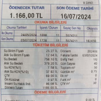 İSKİ Su Faturasında Anormal Artış