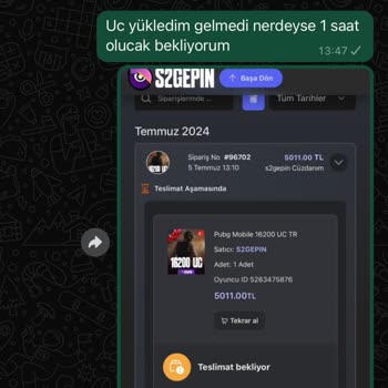 S2gepin Teslimat Sorunu Ve Mağduriyet Yaşadım