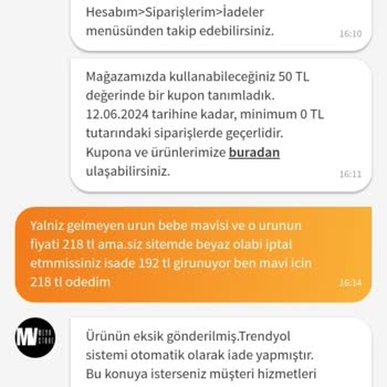 Trendyol Yapılmayan Para İadesi
