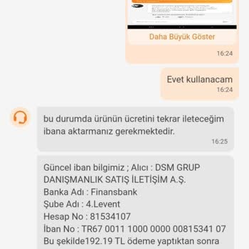 Trendyol Yapılmayan Para İadesi