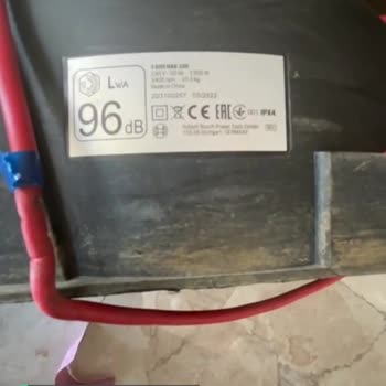 Bosch Elektrikli El Aletleri Çim Biçme Makinesi Arızası!