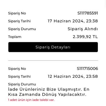 Süvari Giyim İade Edilmeyen Para Ve Gönderilmeyen Ürün Sorunu