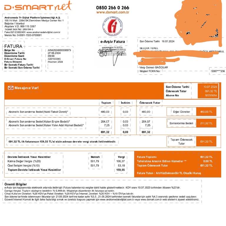 DSmart Pişmanlıktır Haksız Kazanç Elde Etmeye Çalışıyor