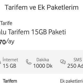 Vodafone İlk Fatura Problemi