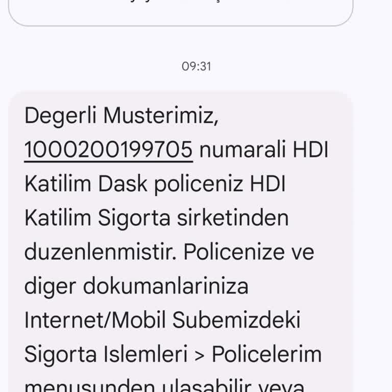 Türkiye Finans Uygunsuz Yapılan DASK Sigortası Ve Diğer Sigorta İptali.