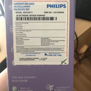 PHILIPS Medikal Philips Avent Elektrikli Göğüs Pompası (Pişmanlık)