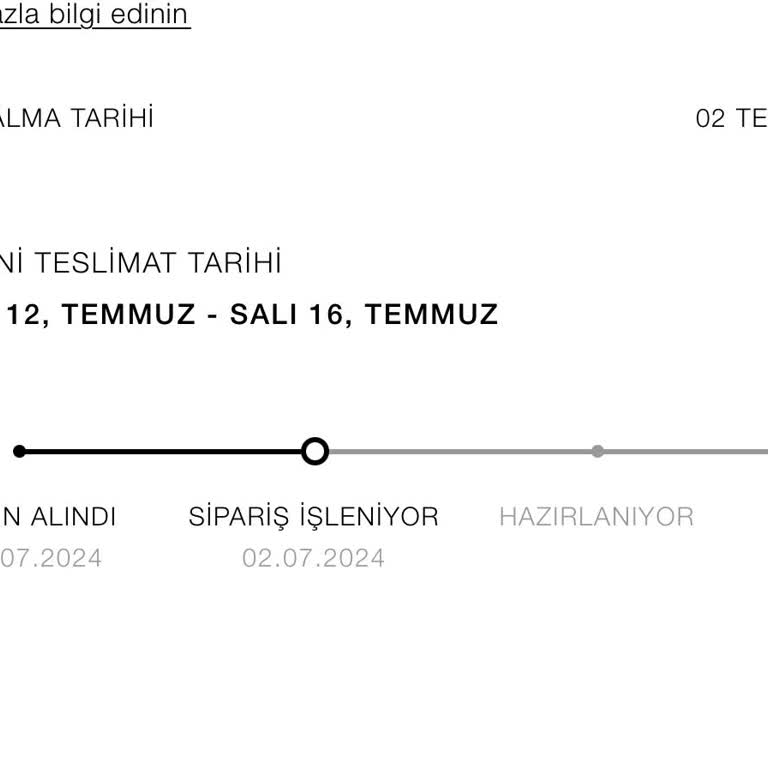 Zara Online Siparişim Kargolanmıyor