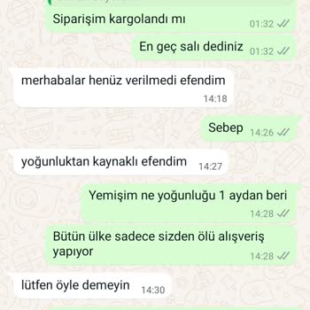Gofeel 1 Aydır Gönderilmeyen Ürünler. Muhatap Yok