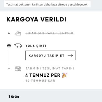 Adidas'tan Ayakkabı Siparişi Kayıt Bulunamadı