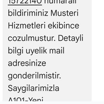 A101 Ücret İadesi Yapmıyor