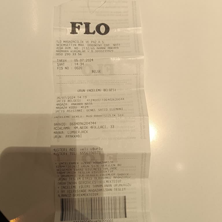 FLO Ayakkabı FLO'dan Aldığımız Lumberjack Ayakkabıda Taban Sorunu