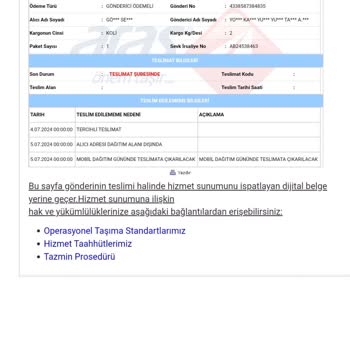 Aras Kargo Sorumsuzluğunu Devam Ettiriyor