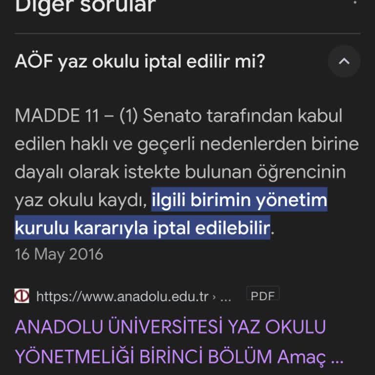 Anadolu Üniversitesi Yaz Okulunda Öğrencilik Aktif Olmadı