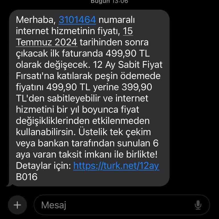 TurkNet Sürekli Zam Yapıyor