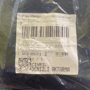 Pozitif Kargo Kargon Adlı Firma