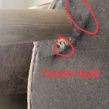 Bütüner Mobilya Amasya B****** Mobilya Hasarlı Ürün Gönderdi