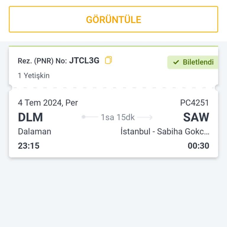 Pegasus Fazla Bilet Satıp Mağdur Etti