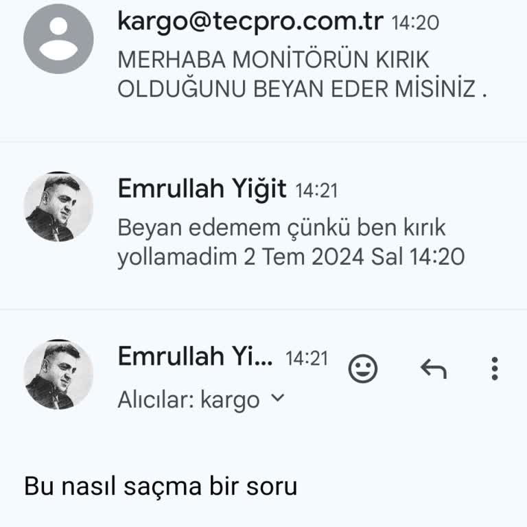 AOC Europe Aoc Servis Fiyaskosu