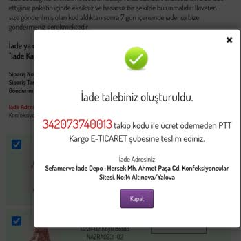 Sefamerve İade Ücreti Yatırmıyorlar