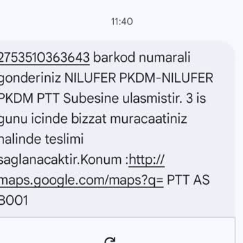 PTT Kargo Bursa Beşevler PTT, Kargom Nerede