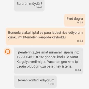 Trendyol 15 Gündür Teslim Edilemeyen Sipariş