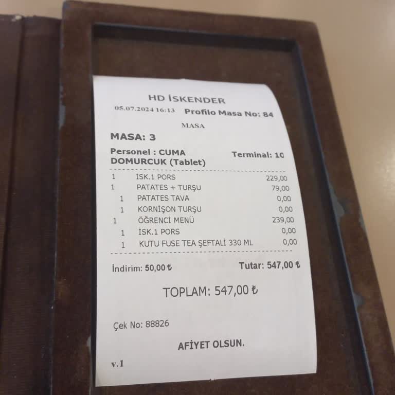 HD İskender'de Hayal Kırıklığı: Yetersiz Servis Ve Unutulan Siparişler
