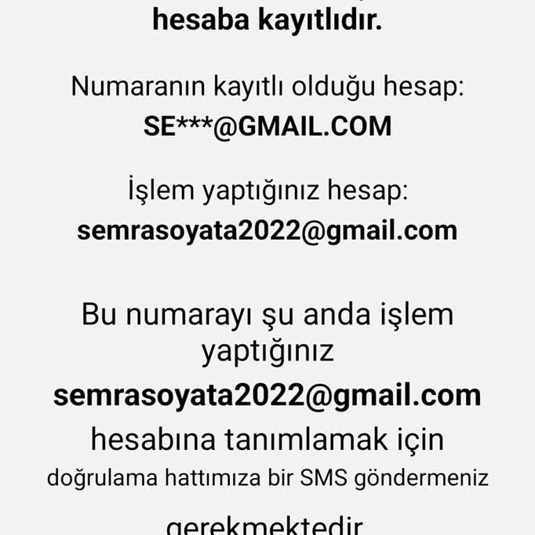 Sahibinden Telefonum Başka Hesaba Kayıtlı