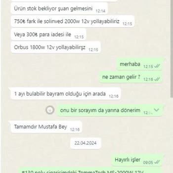Solarsepet.com Aldığım Ürün 4 Aydır Elime Ulaşmadı Muhatap Yok