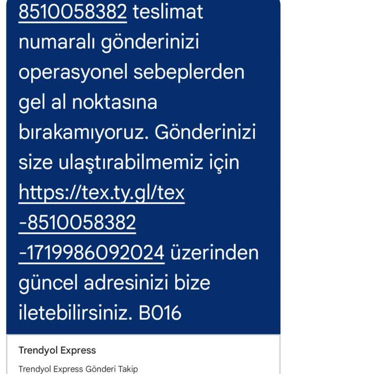 Trendyol Expressin Operasyon Başarısızlığı
