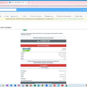Kamil Koç Firması Bilet İade İşlemlerinde Müşterilerini Üzüyor!