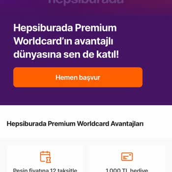 Hepsiburada Boş Vaatlerle Kredi Kartı Satıyor