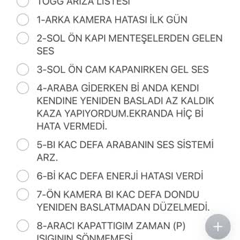 Togg Ekranlar Tamamen Gitti