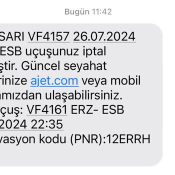 AJet (Anadolu Jet) Uçak Saati Mağduriyeti