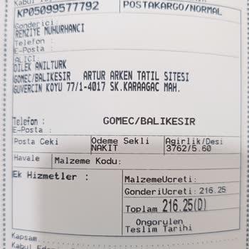 PTT Kargo İletişim Sorunu Acil