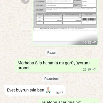 Pronet Satış Elemanlarının İnsanlara Yalan Vaatler Vermesi.