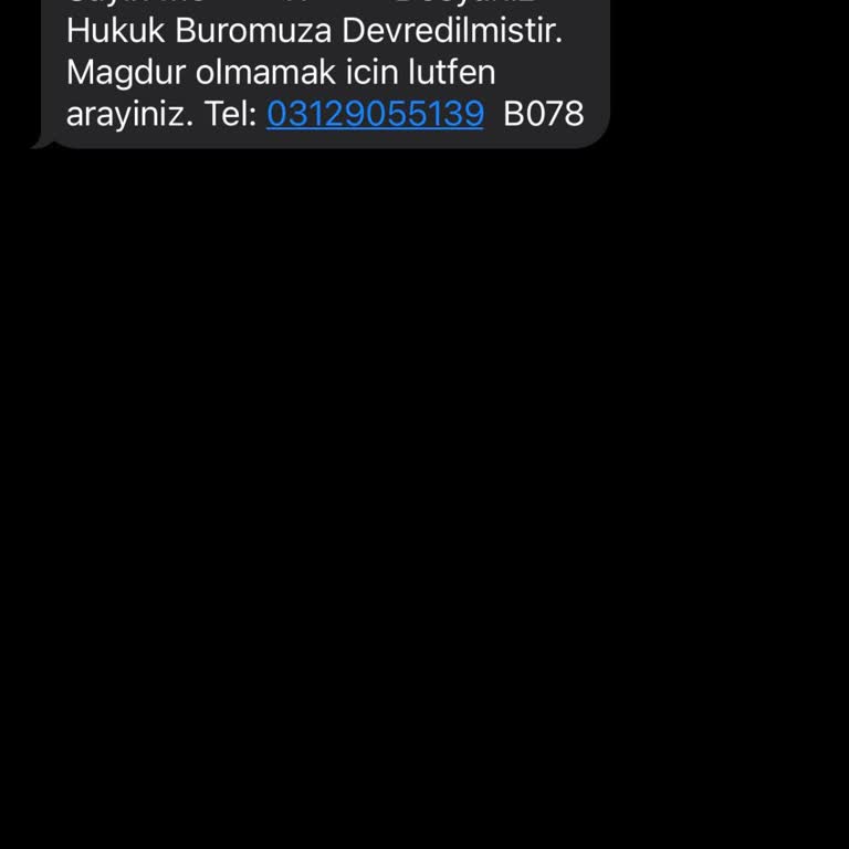 T.SUNBUL HUKUK (SMS) T. S***** Hakkında