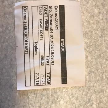 Etzade Uzun Mesafeden Gelip Kötü Köfteyle Karşılaştım