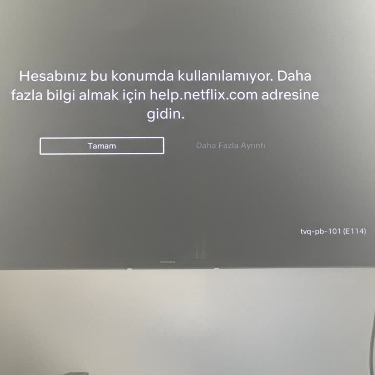 Netflix Hesabınız Bu Konumda Kullanılamıyor Hatası