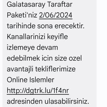Digiturk İzinsiz Üyelik Yenileme